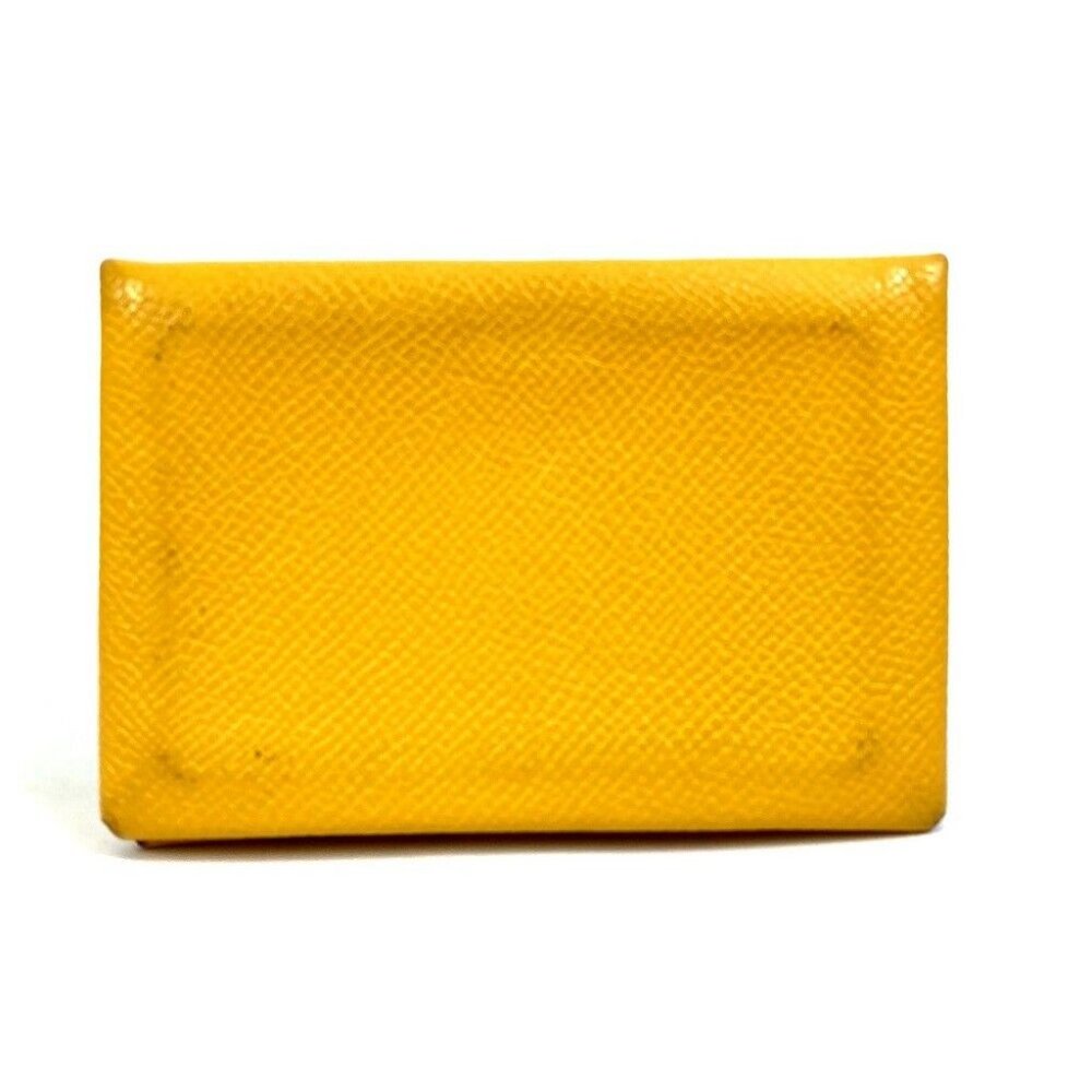 HERMES Calvi Business card holder Small leather goods Pass case Card Case - Picture 1 of 10